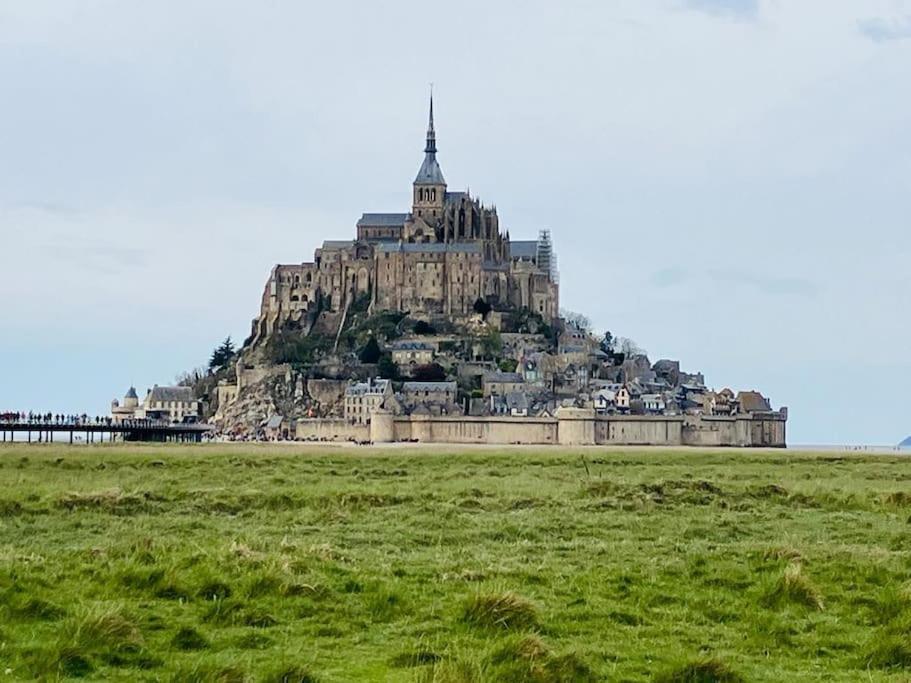 Maison 5 P, Face Mont St Michel Huisnes-sur-Mer Extérieur photo